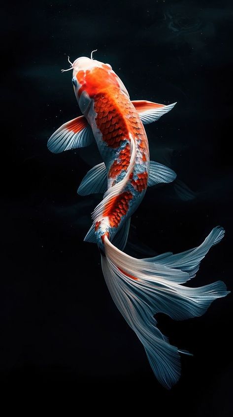 Koi fish swimming animal carp. | free image by rawpixel.com / Suphanan Kongniratsaikul Carp Fish Photography, Koi Carp Art, Traditional Japanese Koi Fish Art, Real Koi Fish, Koi Fish Real, Koi Fish Pictures, Koi Reference, Koi Fish Reference, Koi Fish Background