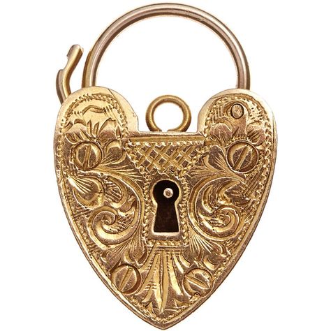 Annina Vogel Vintage Gold Engraved Heart Lock Charm ($335) ❤ liked on Polyvore featuring jewelry, pendants, extras, hearts, gold charms, vintage heart charms, gold pendant, vintage gold jewelry and charm pendant Hearts Vintage, Key Jewelry, Gold Hearts, Pendant Heart, Heart Lock, Heart With Wings, I Love Heart, Gold Chain With Pendant, Jewelry Pendants