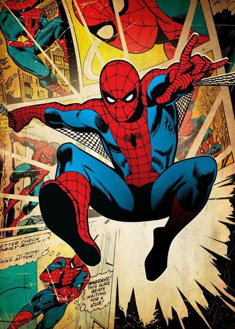 Into The Weird on Twitter: "Happy 60th birthday to this guy 👇🏻#Spiderman #Spidey #birthday https://t.co/y49B9yk3Xa" / Twitter Vintage Superhero Posters, Spider Man Poster Vintage, Spiderman Comic Poster, Spiderman Vintage Poster, Spiderman Poster Vintage, The Amazing Spiderman Poster, Spiderman Mural, Spiderman Prints, Spiderman Posters