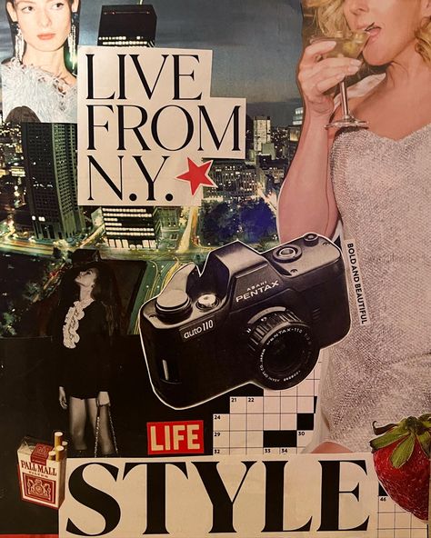 Magazine Collage Inspiration, Vintage Collage Ideas, Magazine Cutout Aesthetic, Collages Magazine, Paper Collage Aesthetic, How To Make A Magazine For Friends, Collage Ideas Magazine, Magazine Clipping Art, Vogue Magazine Collage