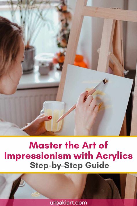 Impressionist Acrylic Painting Tutorials, Impressionist Style Paintings, How To Paint Like An Impressionist, Impressionist Tutorial, Acrylic Impressionist Painting, How To Paint Impressionist Style, Painting People Acrylic, Impressionist Paintings Easy, Impressionist Art Lessons