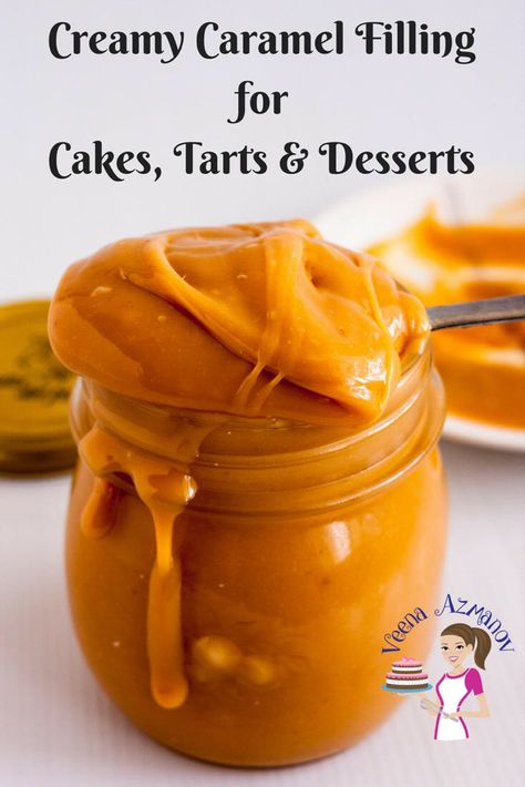 Filling For Cupcakes Recipes, Fillings For Cupcakes Recipes, Caramel Filling For Chocolates, Cupcake Fillings Recipes, Chocolate Cake With Caramel Filling, Thick Caramel Filling, Cake Filling Recipes Easy, Fillings For Cakes, Caramels Homemade