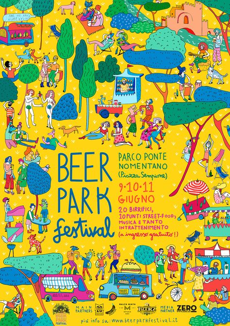 Bike Festival Poster, City Festival Poster, School Festival Poster, Street Festival Poster, Food Festival Illustration, Music Festival Poster Illustration, Family Festival Poster, Poster Food Festival, Festival Illustration Art