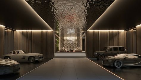 Unique Masterpiece In South Spain In Marbella, Andalusia, Spain For Sale (12260821) Car Showroom Design Architecture, Luxurious Garage, Car Detailer, Luxe Auto's, Garage Design Interior, Luxury Car Garage, Indoor Spa, Game Room Basement, Luxury Garage