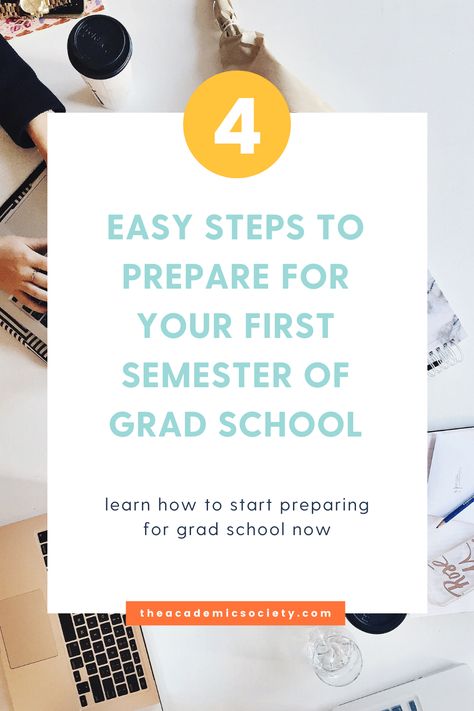 Preparing For Grad School, Graduate School Tips, Grad School Desk Setup, Masters Degree Tips, Grad School Study Tips, Grad School Organization, Masters Program Aesthetic, Grad School Essentials, Grad School Supplies