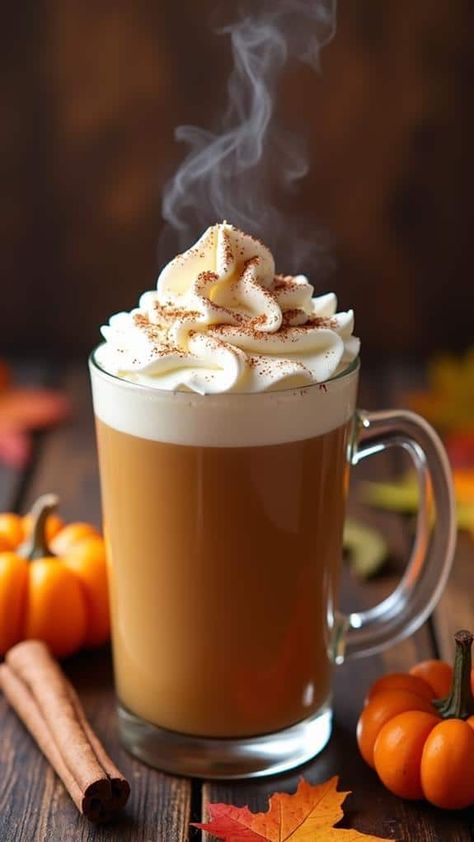 Pumpkin Chai Tea Latte With Whipped Cream Pumpkin Chai Tea Latte, Pumpkin Chai Latte, Pumpkin Chai Tea, Snack Pairings, Chai Spices, Seasonal Desserts, Pumpkin Spice Cookies, Cocktails Recipes, Chai Tea Latte