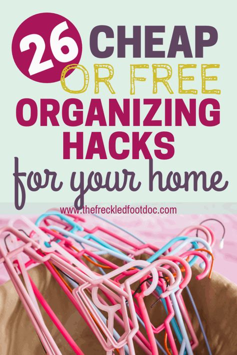 DIY budget organizing hacks for the home | Homemade budget ideas for saving money | DIY organizing hacks | Saving Money | Frugal Living | #DIY #organizingtips #organizing #budget #frugalliving Diy Drawer Organizer, Diy Organizing, Cheap Organization, Diy Organizer, Bathroom Organization Diy, Organizing Hacks, Organisation Hacks, Clutter Organization, Small Space Organization