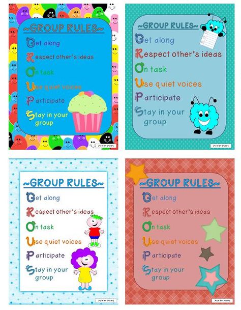 Creating Rules for Group Work {Printable} - Teach Junkie Group Work Rules, Social Work Offices, Classroom Posters Free, Group Rules, Counseling Tools, Emotions Activities, Group Counseling, Teaching Posters, Elementary Counseling