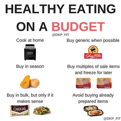 😩"But eating healthy is sooo expensive"😩 . I hear this all the time and it can be true, but that doesn't mean it's impossible to eat healthy on a budget. Here are a few tips on saving 💰on healthier food items! . 1. Cook at home. This might be stating the obvious, but cooking food at home will be much cheaper than eating out at a restaurant. 2. Buy generic/store brand when possible. Usually, buying generic/store brand will save you a few dollars, if not more than that. But, obviously, if brand Healthy Eating On A Budget, Eat Healthy On A Budget, Eating On A Budget, Healthy On A Budget, Food At Home, Healthier Food, Budget Tips, Frozen Veggies, Dairy Products