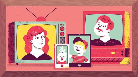 3 Ways Programmatic TV Addresses the New Brand-Viewer Dynamic, From The Trade Desk | Adweek Watching Tv Illustration, Social Illustration, Tv Illustration, Visual Library, Animation Stop Motion, Business English, Tv Dinner, Motion Graphics Design, Poster Drawing