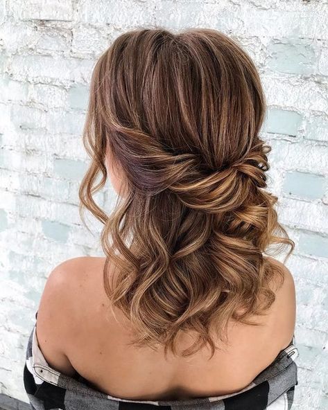 Partial Updo, Hair Half Up Half Down, Wedding Hair Half, Boho Hairstyle, Mother Of The Bride Hair, Hair Half Up, Half Up Half Down Hairstyles, Up Dos For Medium Hair, Wedding Hairstyles Half Up Half Down