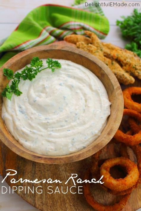 Cheese Sauce For Fries, Greek Yogurt Veggie Dip, Parmesan Ranch, Baked Potato Dip, Ranch Dipping Sauce, Dipping Sauces For Chicken, Sandwich Sauces, Dip Sauce, Dipping Sauces Recipes