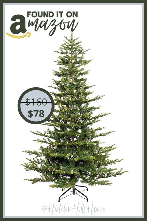 Pre-Lit Aspen Fir Artificial Christmas Tree from Amazon is 50% off making it $78! Christmas Trees Home Depot, Best Christmas Tree Target, Aspen Fir Christmas Tree, Fir Tree Christmas, Farm Trees Ideas, Best Amazon Christmas Tree, 4.5 Christmas Tree Ideas, Best Artificial Christmas Trees 2023, European Fir Christmas Tree