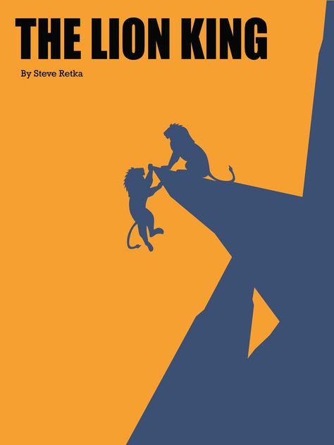 A minimalist poster based on the movie The Lion King. Space Movie Posters, King Scar, Lion King Poster, Avengers Movie Posters, Movie Illustration, Movie Poster Design, Free Poster Printables, Lion King Movie, Space Movies