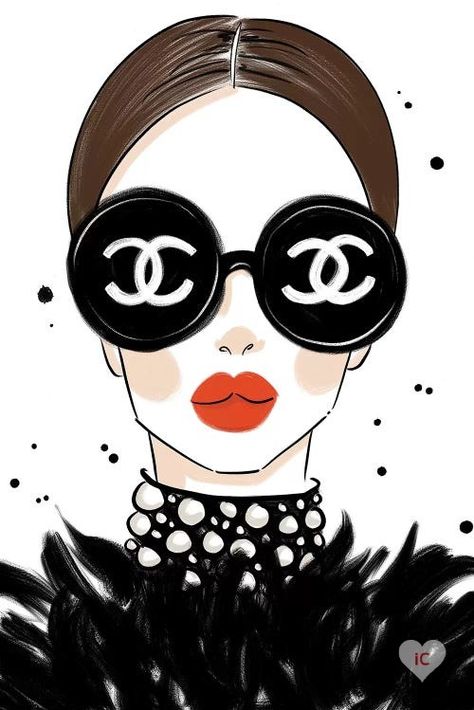 Fashion and beauty illustrations of runway looks and favorite brands. Click-thru to see more art by La femme Jojo and to shop their prints in a variety of sizes and frame styles. 

Art Prints Featured: 1) Chanel Sunglasses, 2) Chanel Necklace, 3) Butterfly Heel, & 4) Press for Chanel. 

#art #canvasart #artshop #icanvas #lafemmejojo #fashion #beauty #fashionart #beautyart #illustrations #runwayfashion #sunglasses Chanel Wallpapers, Chanel Wall Art, Chanel Art, Fashion Art Prints, 수채화 그림, Fashion Wallpaper, Chanel Sunglasses, Fashion Wall Art, Fashion Art Illustration