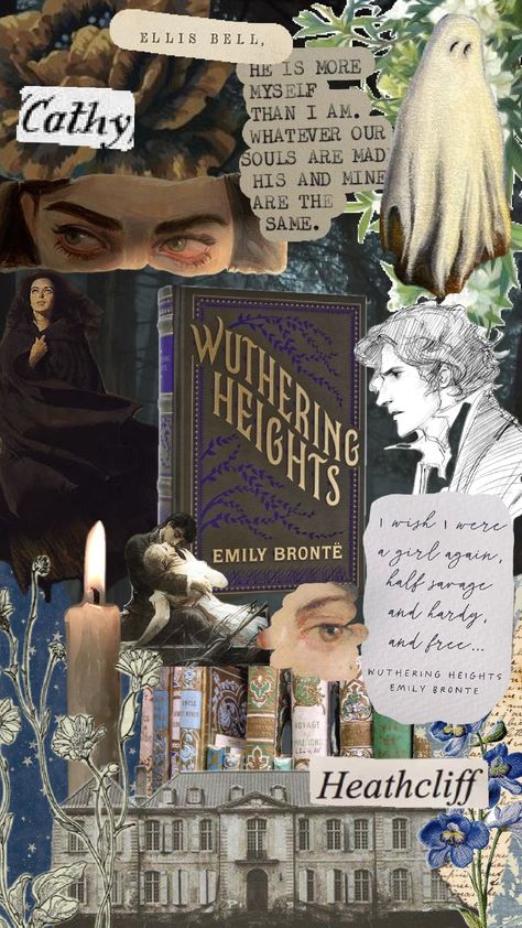 #wuthering heights #Emily Brontë #dark #literature Wuthering Heights Wallpaper, Withering Heights Aesthetic, Wuthering Heights Fanart, Wuthering Heights Aesthetic, Shuffle Art, Withering Heights, Dark Literature, Brontë Sisters, College Wallpaper