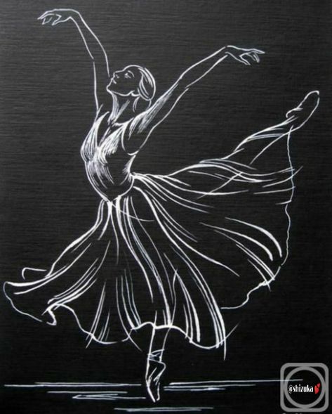 Easy Pencil Drawings, Ballet Drawings, Beautiful Pencil Drawings, Pencil Drawings Of Flowers, Scratchboard Art, Black Canvas Paintings, Black Paper Drawing, Drawing Eyes, Drawing Hair