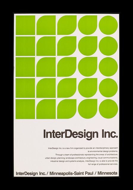 InterDesign Inc Poster. @Karen Budke found your one design! Poster Layouts, Posters Typography, Poster Grafico, Best Posters, Typo Poster, Swiss Design, Design Editorial, Grafic Design, Pattern Texture