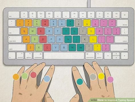 Typing is a skill that is used in many career paths, so improving your speed might be a necessity if you want to be more proficient in your job. Typing Tips, Typing Practice, Typing Hacks, Typing Tutorial, Computer Lab Decor, Type Faster, Typing Lessons, Typing Skills, Goal Board