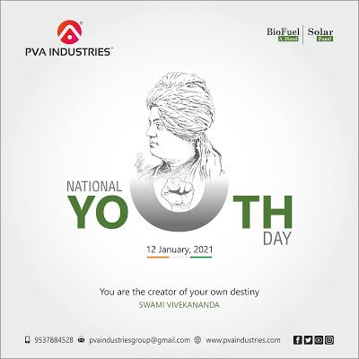 National Youth Day National Youth Day Creative Posters, International Youth Day Creative Ads, National Youth Day Creative Ads, National Youth Day Creative, Youth Day Creative Ads, Youth Day Poster Design, Diwali Creative, Bio Diesel, National Youth Day