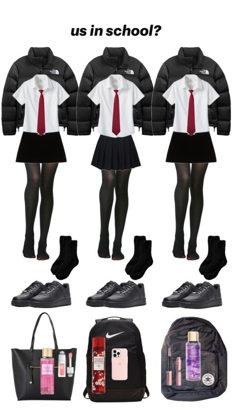 School Uniform Uk, Literally Us, School Outfits Middle School, British School Uniform, School Backpack Essentials, School Outfits Highschool, School Bag Essentials, School Uniform Outfits, School Uniform Fashion