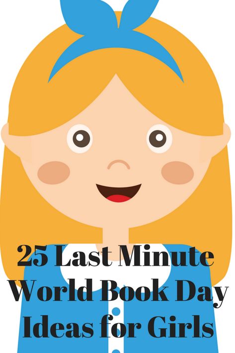 If you are panicking about World Book Day, look no further. These are the easiest, quickest World Book Day costumes for girls I could think of! Book Day Ideas, World Book Day Characters, Book Week Characters, Girl Book Characters, Easy Book Character Costumes, Easy Book Week Costumes, Character Day Ideas, Kids Book Character Costumes, World Book Day Outfits