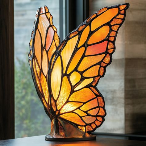 Say hello to the Monarch Butterfly lamp, a staple for any household. If you want to connect with the serenity of nature from the comfort of your home, here’s your chance! This lamp not only focusses in design and style, but also spotlights conservation and forestry. It’s never been easier to become a butterfly mom while also staying indoors - get yours now 🩵 Butterfly Lamp, Butterfly Light, Crockery Design, Butterfly Lighting, Art Glass Lamp, The Monarch, Light Night, Diy Lamp, Get Yours Now