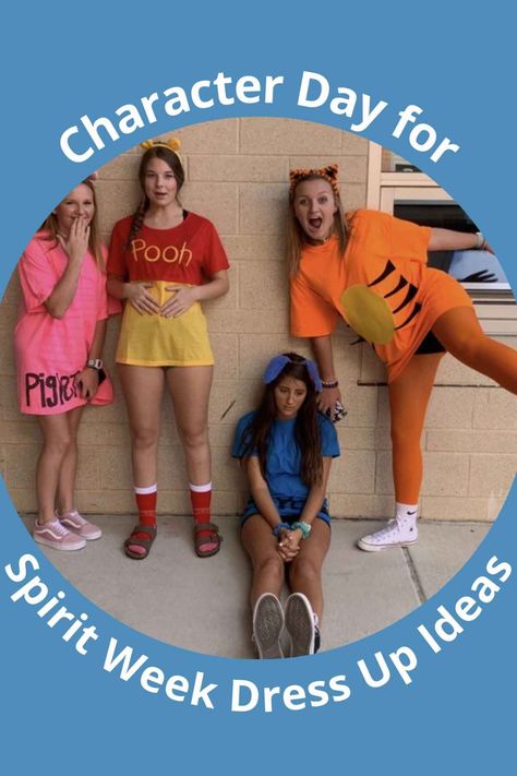 Fairy Tale Spirit Week, Disney Vs Marvel Spirit Week, Favorite Cartoon Character Dress Up Day, Spirt Week Character Day Ideas, Dress Like Your Favorite Character Day, Favorite Disney Character Spirit Week, Disney Characters Spirit Week, Disney Dress Up Day School Costume Ideas, Mixmatch Clothes Day Spirit Week