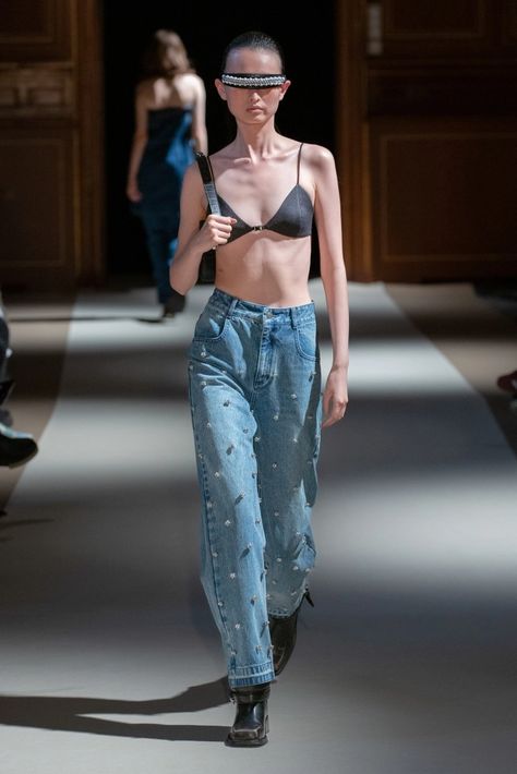 Fall/Winter 2023-2024 Denim at Paris Fashion Week – Sourcing Journal Haute Mess, Denim Trends, Winter 2023, Large Fashion, 2023 2024, Denim Fashion, Paris Fashion, Denim Women, Paris Fashion Week