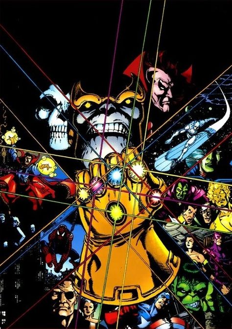 Infinity Gauntlet Infinity Gauntlet Comic, Thanos Infinity Gauntlet, The Infinity Gauntlet, Infinity Gauntlet, Marvel Facts, Marvel Database, Marvel Comics Superheroes, Marvel Comics Art, Silver Surfer