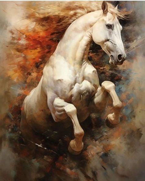 Equine Art Paintings, Colorful Horse Art, Colorful Horse Painting, Abstract Horse Art, Horse Canvas Painting, Horse Art Drawing, Horse Running, Canvas Art Projects, Horse Artwork