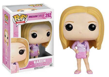 Karen who of course is wearing pink. | You Need These "Mean Girls" Toys In Your Life ASAP Mean Girls Karen, Игрушки Funko Pop, Pop Figurine, Funko Pop Dolls, Pop Characters, Funk Pop, Funko Pop Toys, Funko Pop Collection, Pop Vinyl Figures