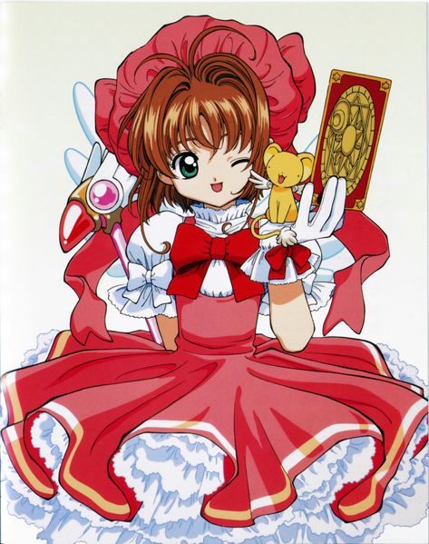 Sakura Kinomoto | Cardcaptor Sakura Wiki | Fandom Clow Cards, Sakura Card Captor, Card Captor Sakura, Sakura Art, Sakura Kinomoto, Tsubasa Chronicles, Princess Serenity, Bd Comics, Clear Card