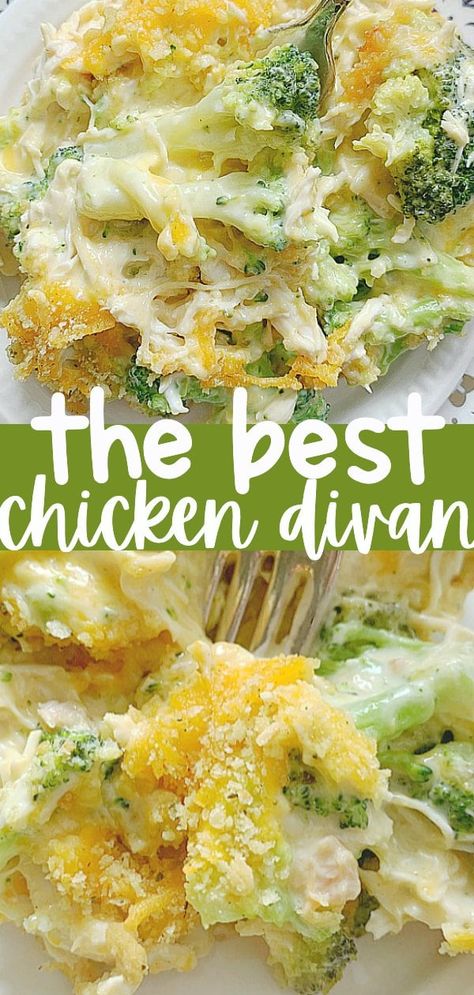 Best Chicken Divan, Using Rotisserie Chicken, Chicken Divan Casserole, Chicken Divan Recipe, Recipes Using Rotisserie Chicken, Chicken Divan, Mom Recipes, Recipe For Chicken, Rotisserie Chicken Recipes