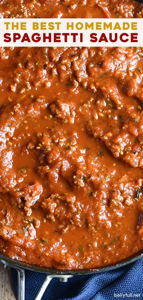 Homemade Spaghetti Meat Sauce, Best Homemade Spaghetti, Best Homemade Spaghetti Sauce, Best Spaghetti Sauce, Homemade Spaghetti Sauce Recipe, Spaghetti Recipes Easy, Sauce Spaghetti, Best Spaghetti, Spaghetti Meat Sauce