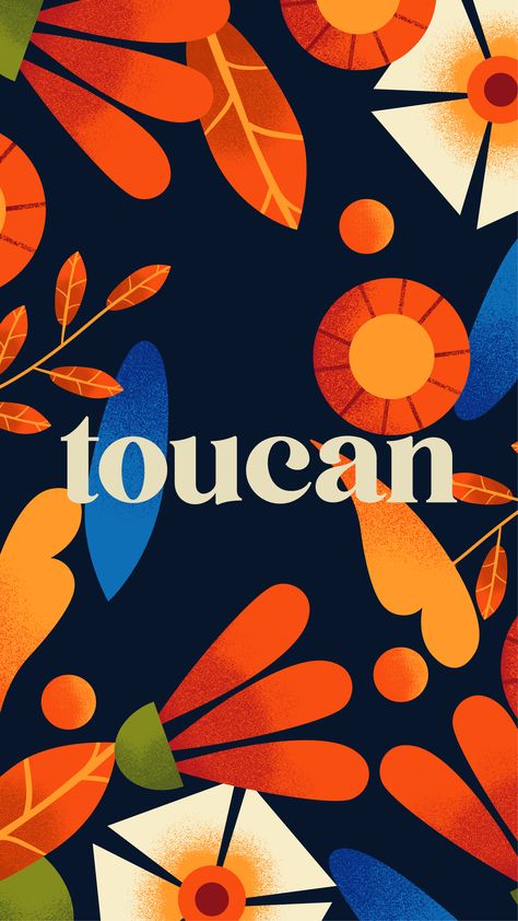 Toucan is a premium coffee brand that sources its high-quality coffee beans from tropical forests in Latin America. #RESTAURANT #FOOD #DESIGN #BRANDING #LOGO #PATTERN #ILLUSTRATION #FANCY #ICON #COFFEE #PACKAGE #PACKAGEDESIGN #COFFEEPACKAGE #IDENTITY Fancy Branding, Clever Packaging, Coffee Shop Branding, Tropical Forests, Colombian Coffee, Shop Branding, Coffee Brand, Coffee Shop Logo, Coffee Logo