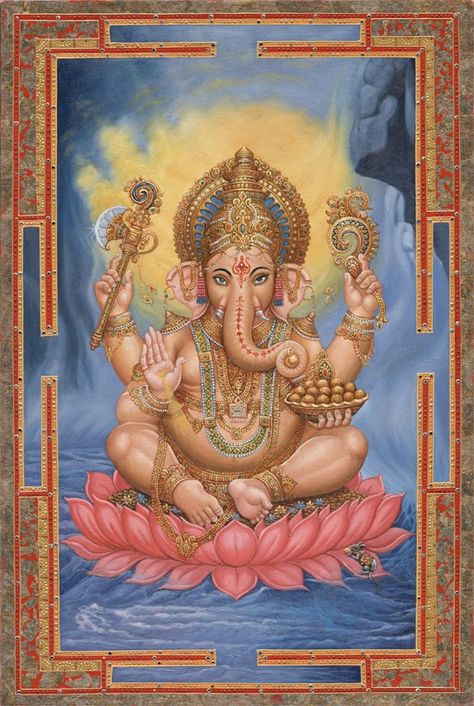 Ganesh Om Gam Ganapataye Namaha, 1000 Faces, Yogi Lifestyle, Chaos Magic, Hindu Goddess, Shri Ganesh, Wiccan Spells, Ganesh Chaturthi, Spiritual Health