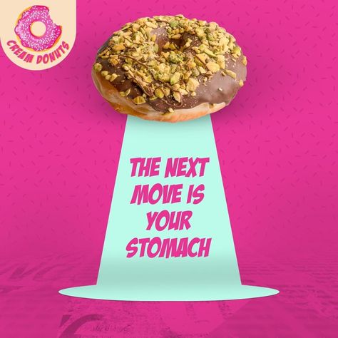 Donut Campaign Ideas, Donuts Graphic Design, Donut Social Media Post, Puzzle Social Media Post, Cookies Ads Creative, Donuts Advertising, Donuts Social Media, Reminder Design, Bakery Branding Design