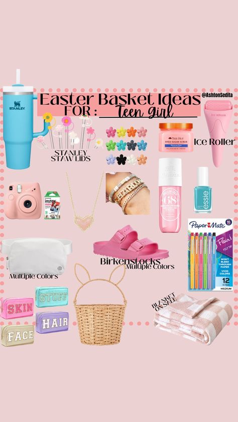 I hope my collages and video help you find some inspiration this Easter season. If you never want to miss one of my recent seasonal finds or ON SALE scores… make sure you are following me on LTK! #easterbasket #gifts #seasonalgifts #girlgifts #momgifts #mothersday #boygifts #teengifts #teengirlgifts #teenboygifts #dadgifts #forhim #forher #fathersdaygifts Easter Teens, Easter Basket Gift Ideas, Teen Easter Basket, Easter Basket Themes, Basket Gift Ideas, Making A Gift Basket, Creative Easter Baskets, Girls Easter Basket, Best Gift Baskets