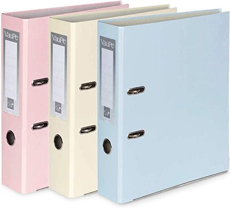 Lever Arch Files, Office Organisation, School Folders, School Binder, Document Storage, Stabilo Boss, Original Pastel, A4 Sheet, Back To School Essentials