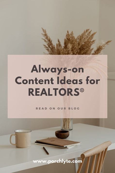 Realtor Content, Of Content Ideas, Real Estate Social Media, Business Page, Business Pages, Real Estate Business, Content Ideas, Always Be, Social Media Marketing