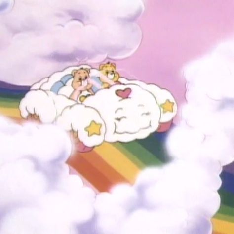 Care Bears™ on Instagram: “When the Care Bears are ready for adventure, they journey down from Care-A-Lot in their soft and fluffy cloud vehicles! ☁️ Happy #TBT! 🌈” Care A Lot Care Bears, Pet Loss Cat, Ra Themes, Care Bears Vintage, The Care Bears, Care Bears Cousins, Icon Ideas, Character Sheets, Party Candy