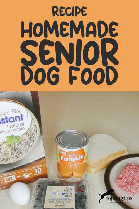 Homemade Dog Food Vet Approved, Senior Dog Food, Dog Food Recipes Crockpot, Dog Food Recipe, Cook Dog Food, Senior Dog Food Recipes, Easy Dog Treat Recipes, Diy Dog Food, Make Dog Food