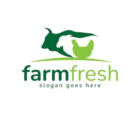 Farm company logo. organic farm logo wit... | Premium Vector #Freepik #vector #meat-label #dairy-logo #butchery-logo #chicken-logo Organic Farm Logo, Farm Logo Design, Chicken Logo, Egg Packaging, Fresh Logo, Farm Logo, Organic Logo, African Art Paintings, Organic Farm