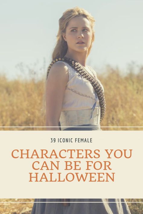 Iconic Female Characters You Can Be For Halloween | Halloween Costumes | Halloween Costumes Women | #halloween Costume Ideas Women Movie Character, Iconic Women Movie Characters, 90s Movie Characters Women, Halloween Costume Women Blonde, Classic Movie Characters Costumes, Iconic Movie Character Outfits, Best Female Characters In Movies, Women Character Costumes, Female Characters From Movies