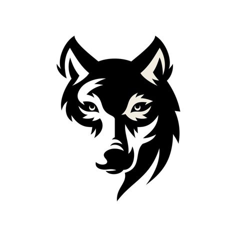 Wolf Face Drawing, Wolf Logo, Wolf Silhouette, Wolf Illustration, Wolf Artwork, Wolf Face, Alpha Wolf, Wolf Wallpaper, Wolf Drawing