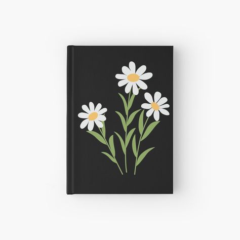 Get my art printed on awesome products. Support me at Redbubble #RBandME: https://www.redbubble.com/i/notebook/daisy-design-by-CKD3sign/154170081.RXH2R?asc=u Decorate Diary Cover, Dairy Cover Design Ideas, Diary Design, Design Journal, Daisy Design, Quick Crafts, Paper Flower Wall, Journal Cover, Blank Page