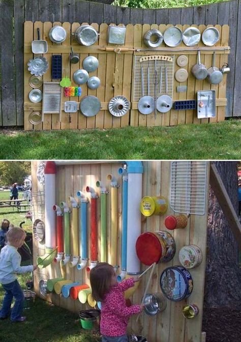 Here are 14 extremely creative and fun play areas for your kids that will sure to zap all the boredom from their brains! Enjoy and happy summertime! | Design Dazzle Diy Kids Playground, Play Area Backyard, Outdoor Play Spaces, Outdoor Play Areas, Diy Playground, Kids Outdoor Play, Outdoor Play Area, Playing Outside, Natural Playground