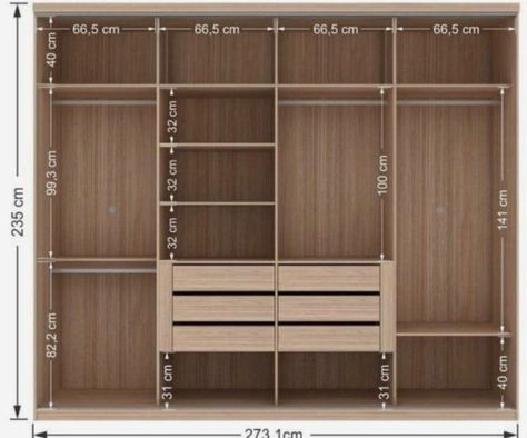 Standard Wardrobe Closet Design Guidelines - Engineering Discoveries Bedroom Cupboards, Closet Design Layout, Wardrobe Door Designs, Open Closet, Bedroom Cupboard Designs, Wardrobe Interior Design, Closet Layout, Wardrobe Room, Bedroom Closet Design