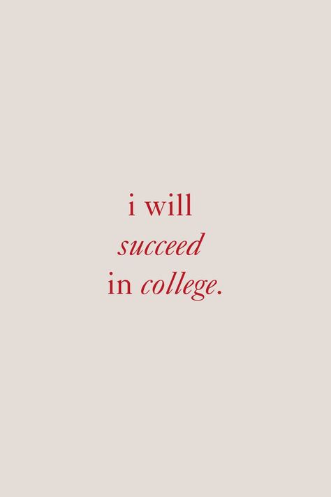 POSITIVE COLLEGE AFFIRMATIONS Burn Out Aesthetic, Cosmetology Vision Board, Finance Affirmations, I Will Be Successful, Vision Board Book, Vision Board Success, Vision Board Words, Manifesting Vision Board, College Vision Board